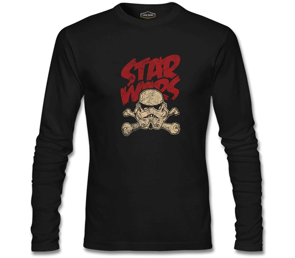 Star Wars - Stormtrooper Siyah Erkek Sweatshirt