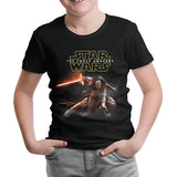 Star Wars - The Force Awakens 10 Siyah Çocuk Tshirt