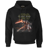Star Wars - The Force Awakens 10 Siyah Erkek Fermuarsız Kapşonlu