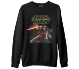 Star Wars - The Force Awakens 10  Siyah Erkek Kalın Sweatshirt