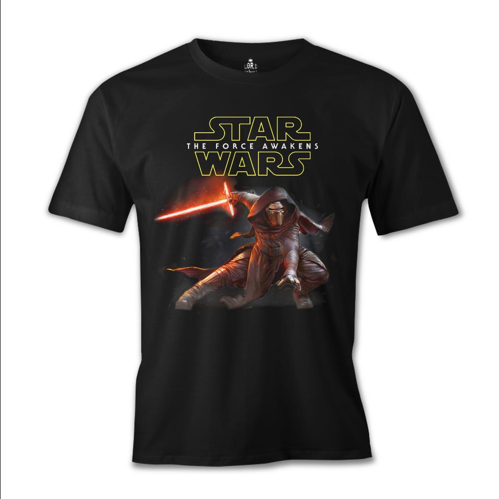 Star Wars - The Force Awakens 10 Siyah Erkek Tshirt