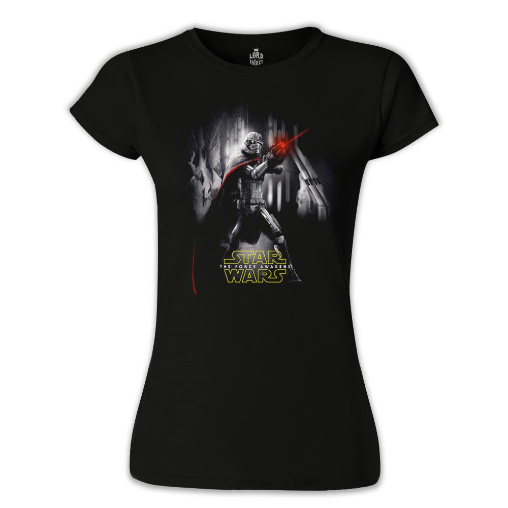 Star Wars - The Force Awakens 3 Siyah Bayan Tshirt