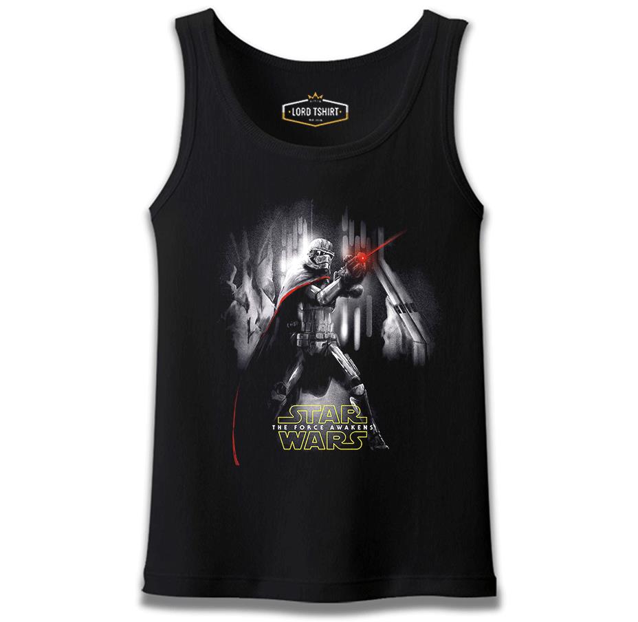Star Wars - The Force Awakens 3 Siyah Erkek Atlet