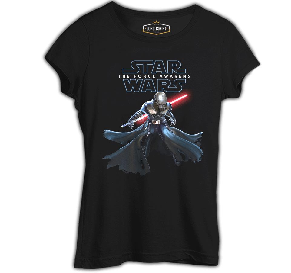 Star Wars - The Force Awakens 5 Siyah Bayan Tshirt