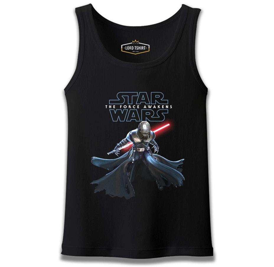 Star Wars - The Force Awakens 5 Siyah Erkek Atlet