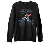 Star Wars - The Force Awakens 5  Siyah Erkek Kalın Sweatshirt