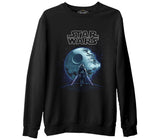 Star Wars - The Force Awakens 6  Siyah Erkek Kalın Sweatshirt