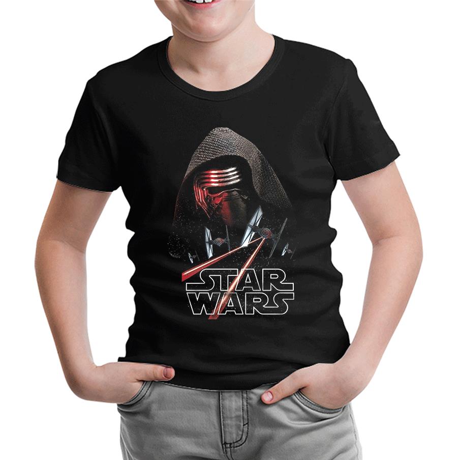 Star Wars - The Force Awakens 7 Siyah Çocuk Tshirt