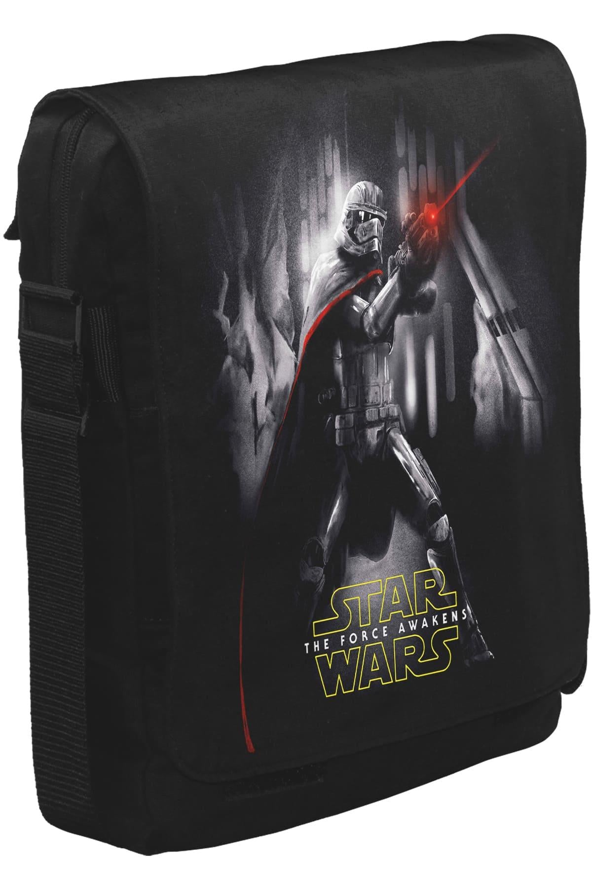 Star Wars - The Force Awakens III Unisex Siyah Postacı Çanta
