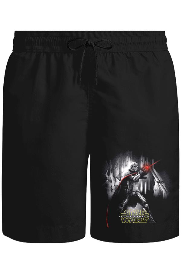Star Wars - The Force Awakens III Unisex Siyah Şort
