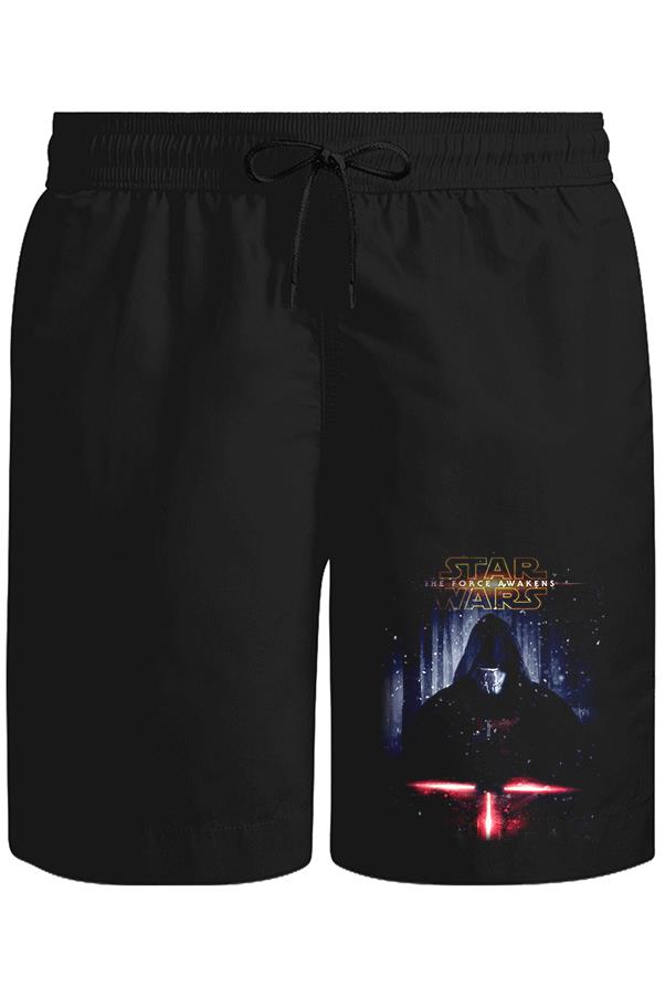 Star Wars - The Force Awakens IX Unisex Siyah Şort