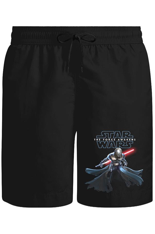 Star Wars - The Force Awakens V Unisex Siyah Şort