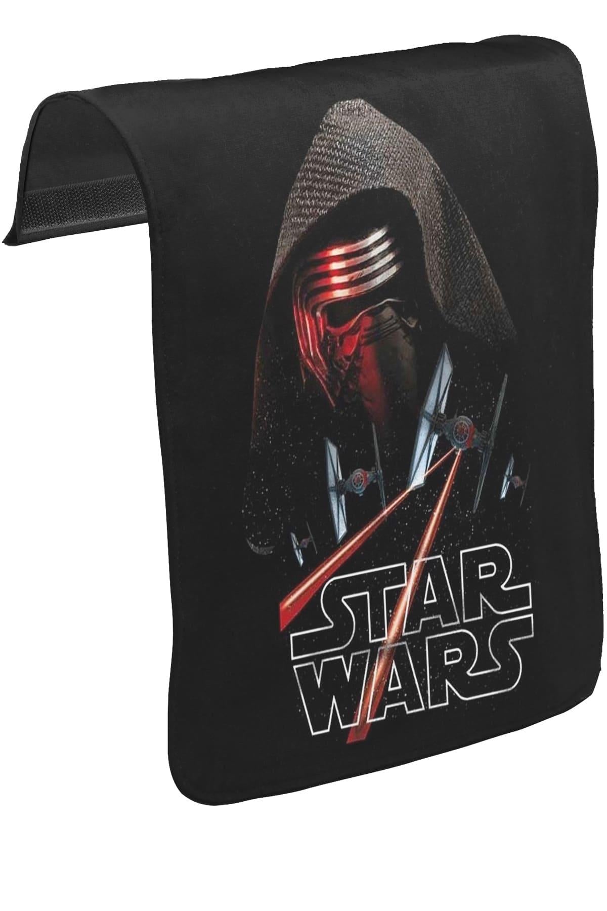 Star Wars - The Force Awakens VII Unisex Siyah Tak-Çıkar Postacı Çanta Kapağı CK-720