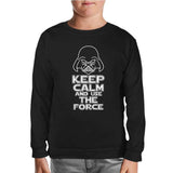 Star Wars - Use the Force Black Kids Sweatshirt