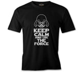 Star Wars - Use the Force Siyah Erkek Tshirt