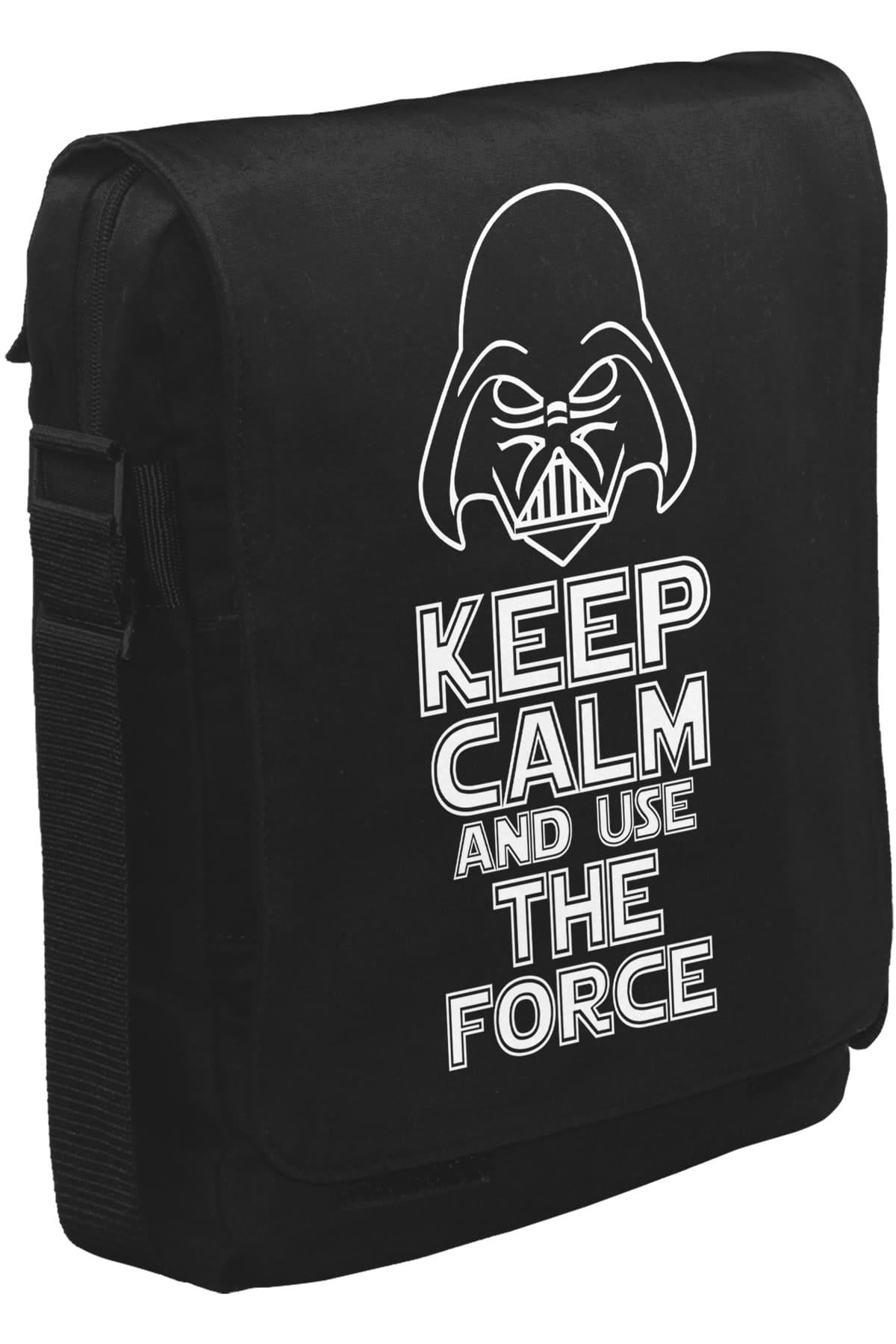Star Wars - Use the Force Unisex Siyah Postacı Çanta