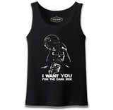 Star Wars - Want You Siyah Erkek Atlet