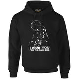 Star Wars - Want You Black Men's Zipperless Hoodie