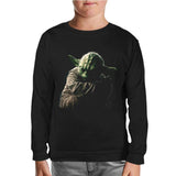 Star Wars - Yoda 3 Black Kids Sweatshirt