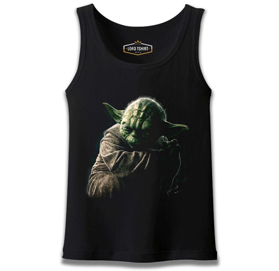 Star Wars - Yoda 3 Siyah Erkek Atlet