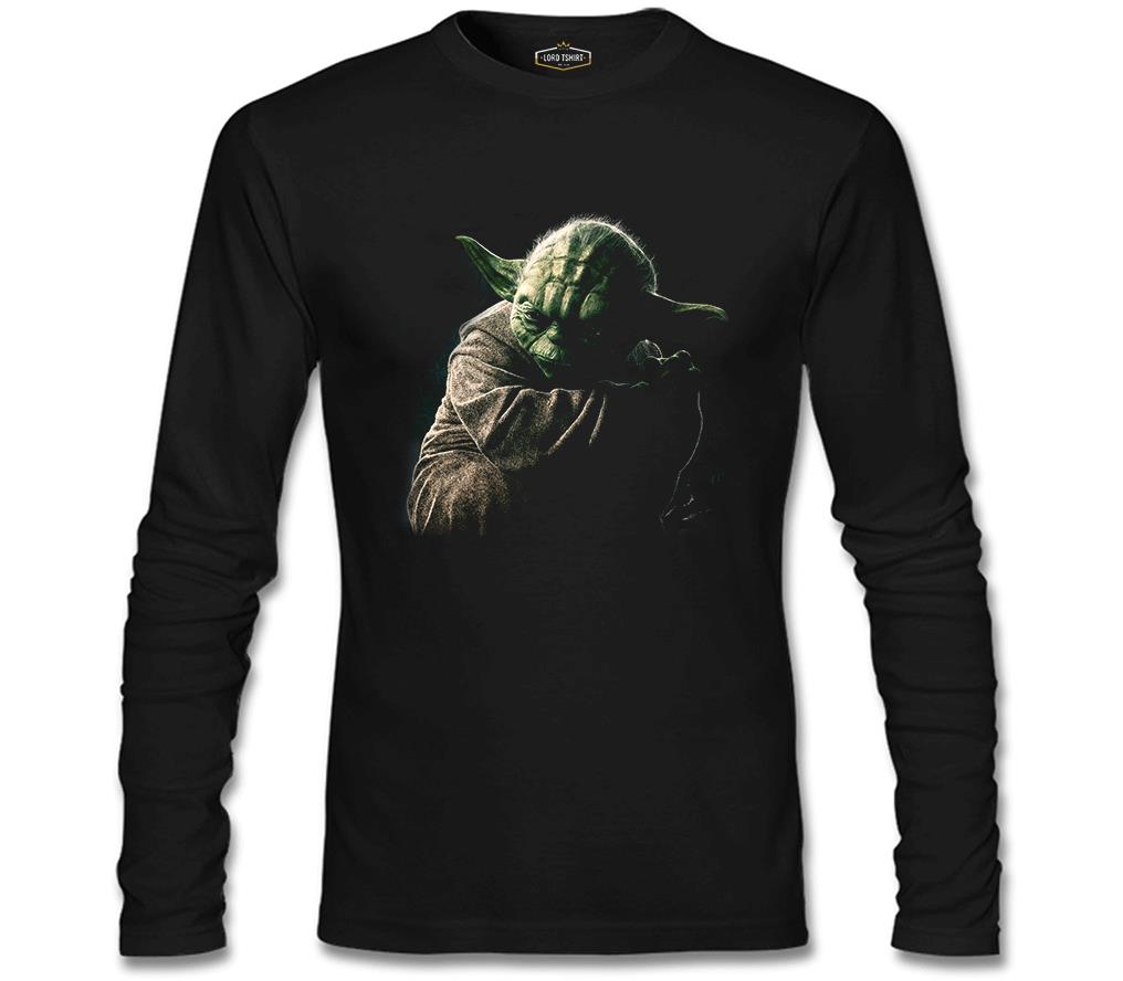 Star Wars - Yoda 3 Black Men's Sweatshirt