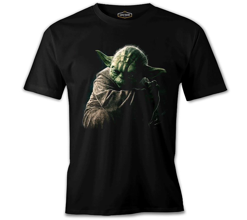 Star Wars - Yoda 3 Siyah Erkek Tshirt