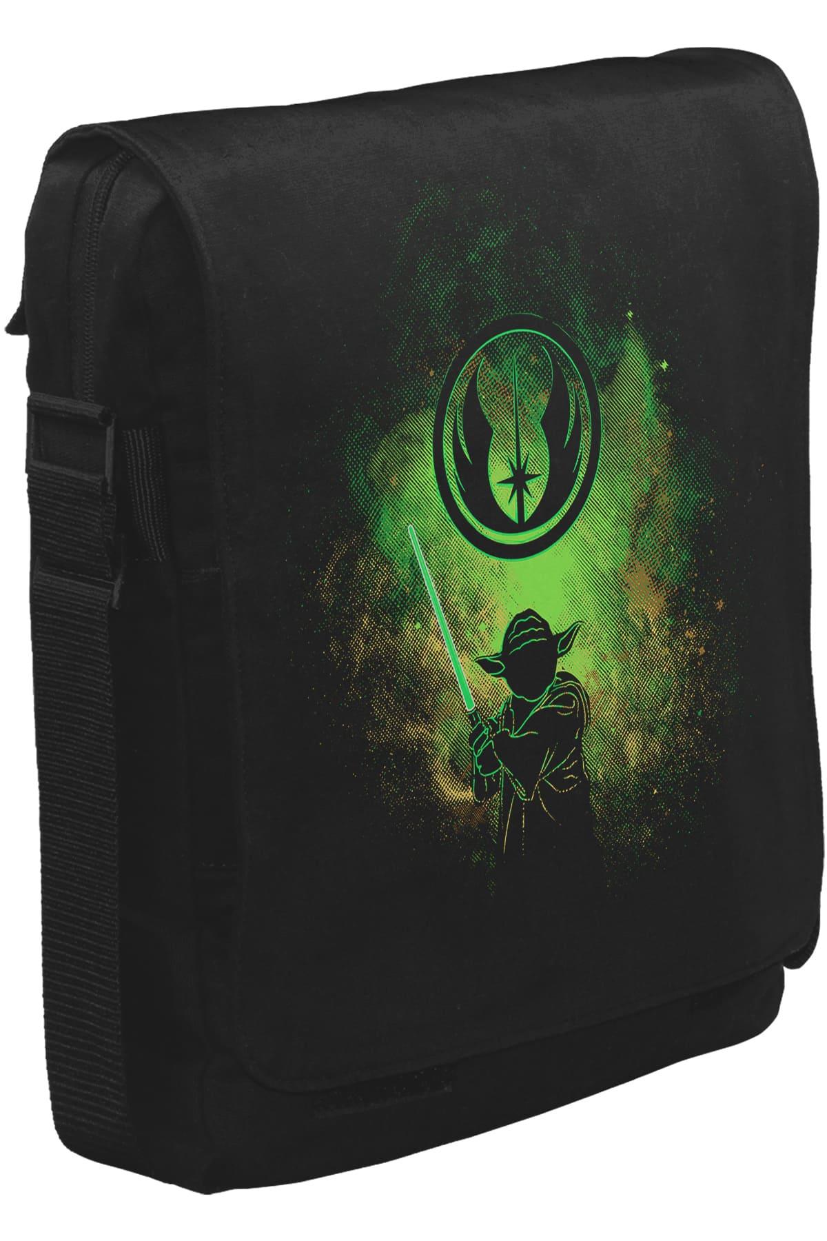 Star Wars - Yoda Unisex Siyah Postacı Çanta