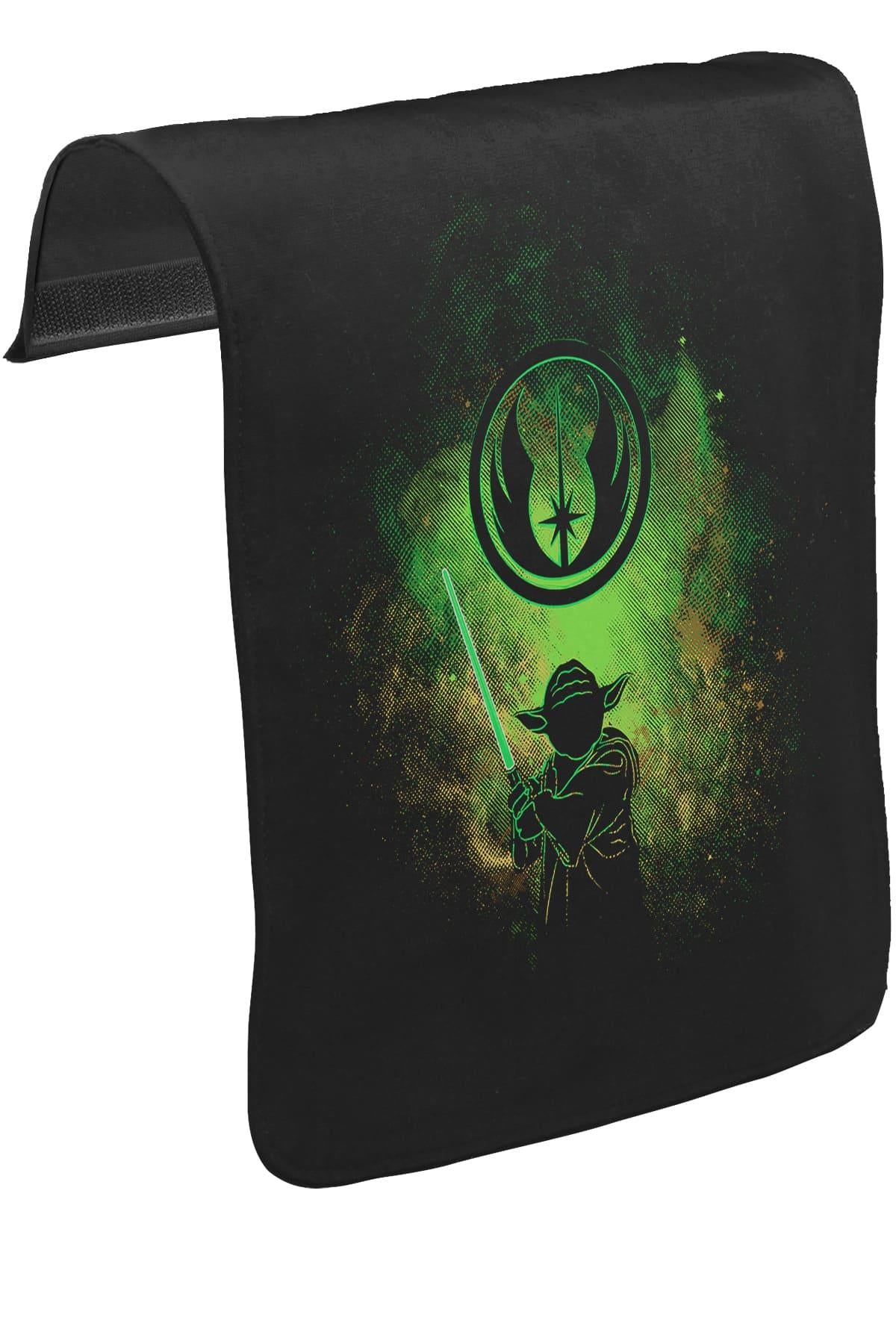 Star Wars - Yoda Unisex Siyah Tak-Çıkar Postacı Çanta Kapağı CK-799