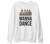 Stay at Home - Dance I Beyaz Kalın Sweatshirt