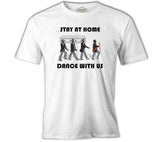 Stay at Home - Dance III White Men's Tshirt