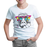 Stay Cool - Maymun Beyaz Çocuk Tshirt