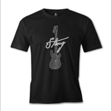 Sting - Guitar Siyah Erkek Tshirt