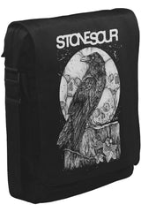 Stone Sour - Crow Unisex Siyah Postacı Çanta