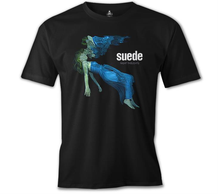 Suede - Night Thoughts Black Men's Tshirt