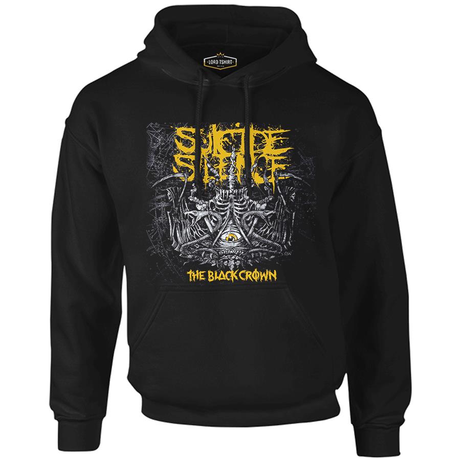 Suicide Silence - The Black Crown Siyah Erkek Fermuarsız Kapşonlu