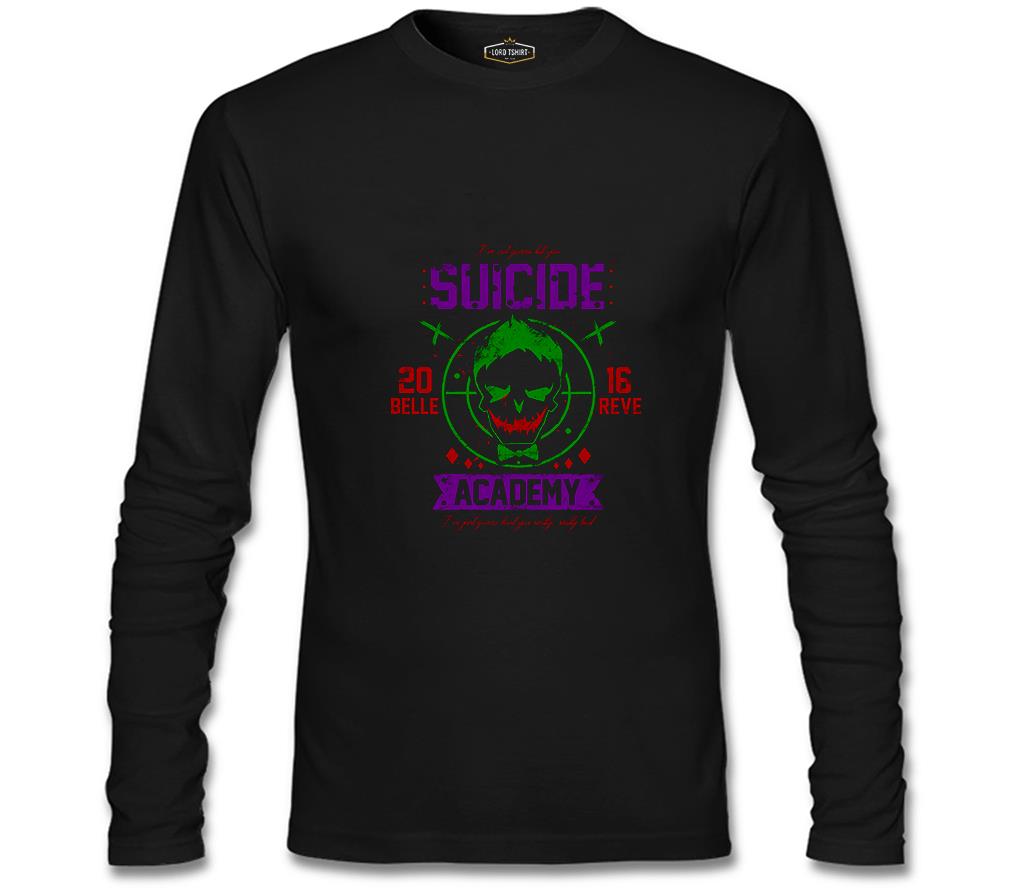 Suicide Squad - Academy Joker Black Men's Sweatshirt
