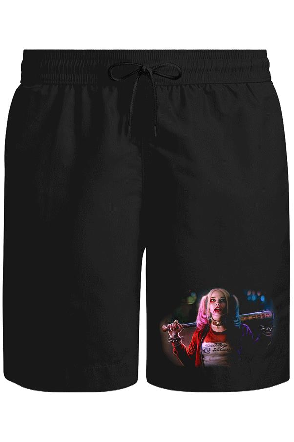 Suicide Squad - Daddy's Mons Unisex Black Shorts