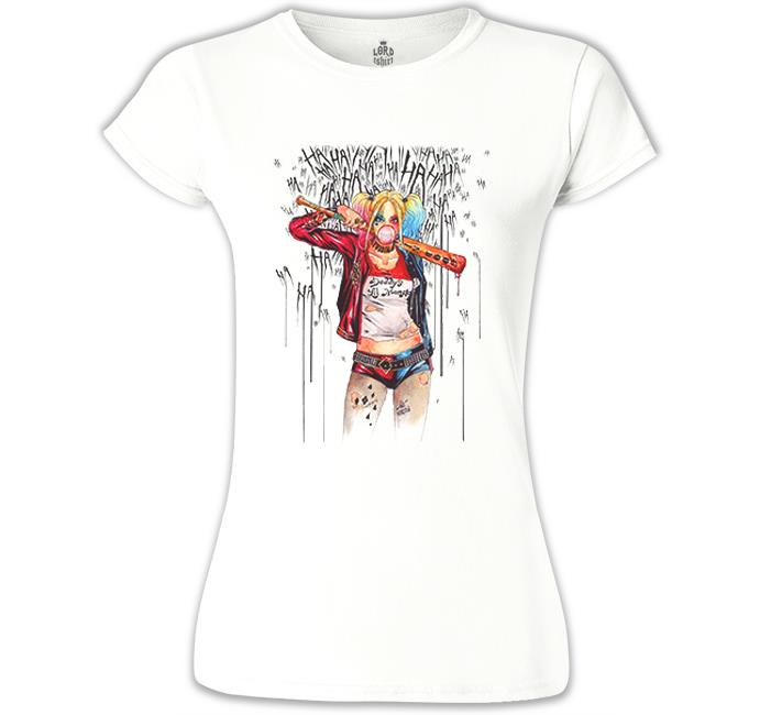 Suicide Squad - Harley Quinn Daddy's Monster White Women's Tshirt