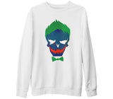 Suicide Squad - Joker Beyaz Kalın Sweatshirt