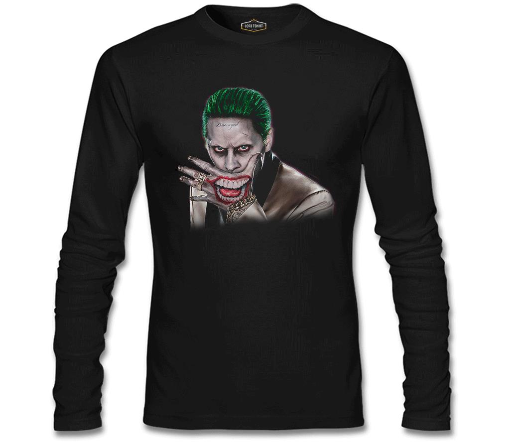 Suicide Squad - Joker Hand Siyah Erkek Sweatshirt