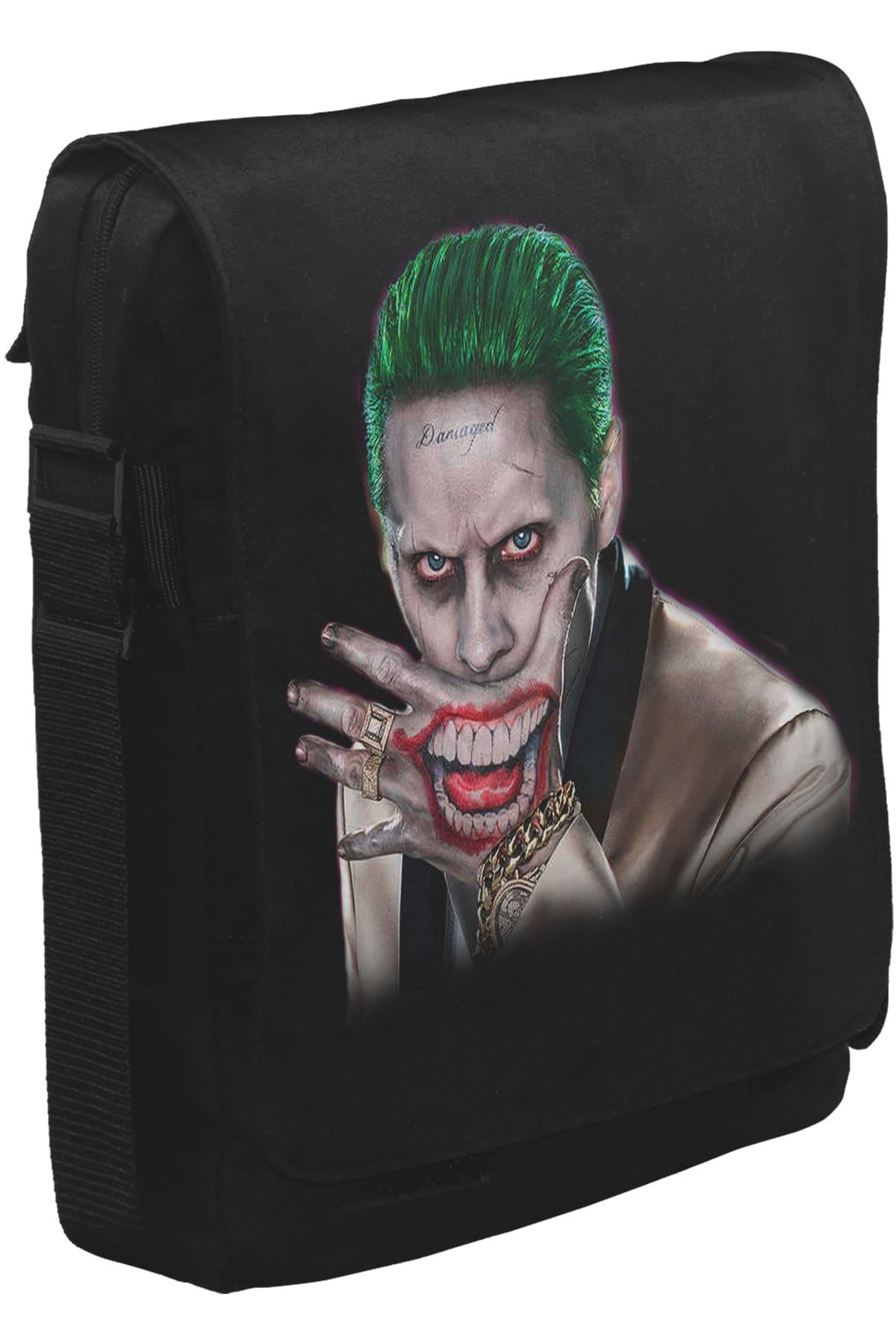 Suicide Squad - Joker Hand Unisex Siyah Postacı Çanta