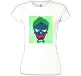 Suicide Squad - Joker Last Cry Beyaz Kadın Tshirt