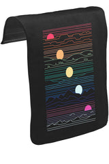 Sunset in Waves Unisex Siyah Tak-Çıkar Postacı Çanta Kapağı CK-1652