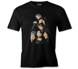 Super M - Group Siyah Erkek Tshirt