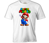 Super Mario - Win Win White Men's Tshirt