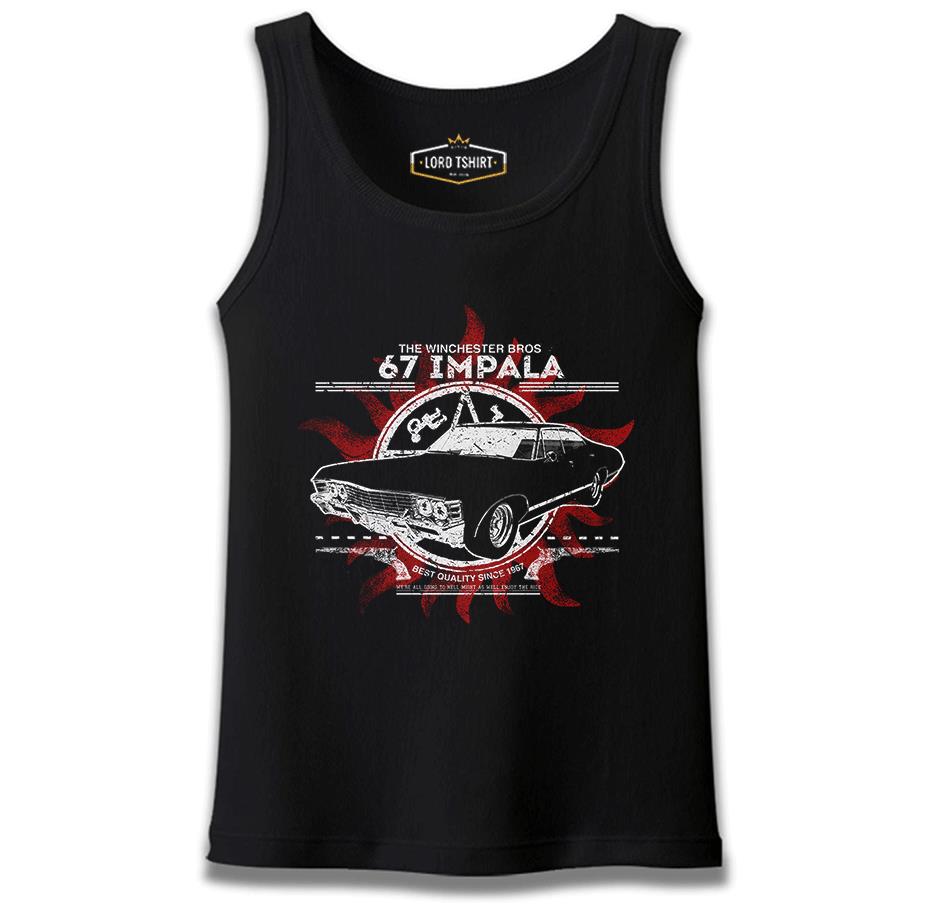 Supernatural - 67 Impala Siyah Erkek Atlet