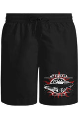 Supernatural - 67 Impala Unisex Black Shorts 