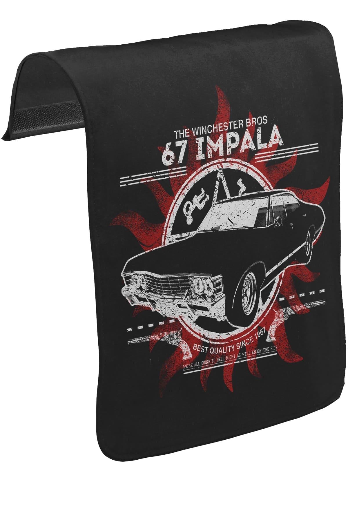 Supernatural - 67 Impala Unisex Black Snap-On Messenger Bag Cover CK-775 