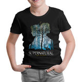 Supernatural - Impala Siyah Çocuk Tshirt