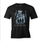 Supernatural - Join the Hunt II Siyah Erkek Tshirt